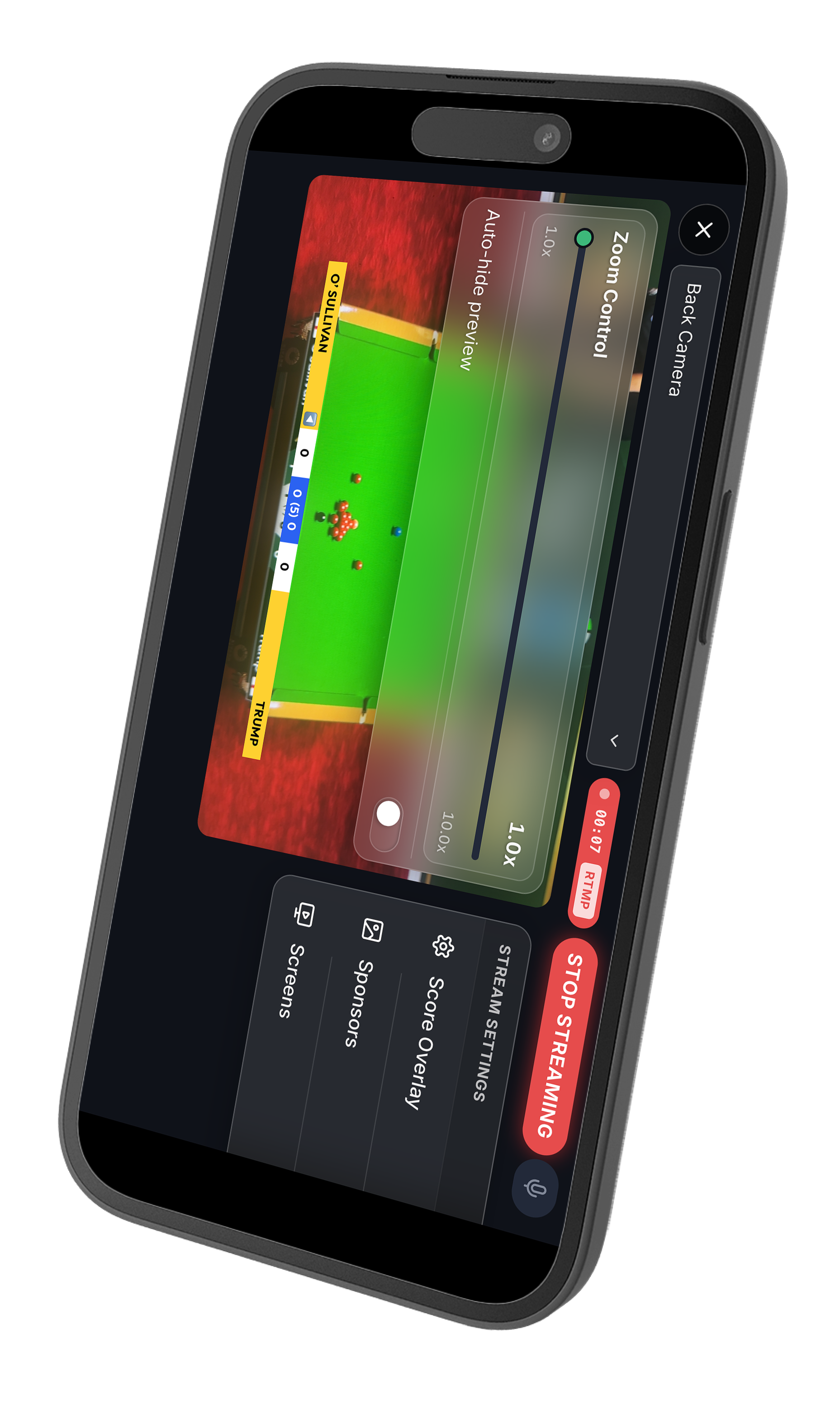 147 Pro streaming to YouTube